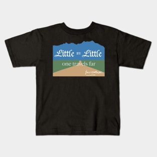 Tolkien Little by Little One Travels Far Kids T-Shirt